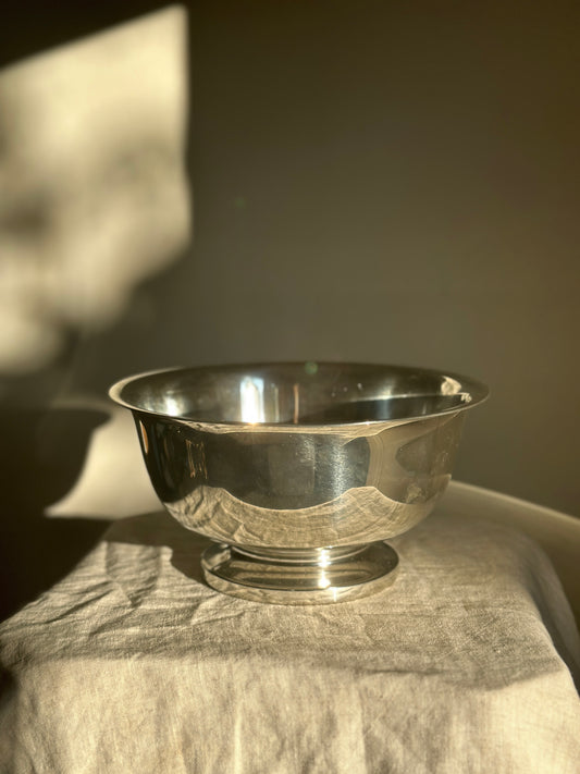 64 oz Polished Pewter Kirk Stieff 9" Bowl
