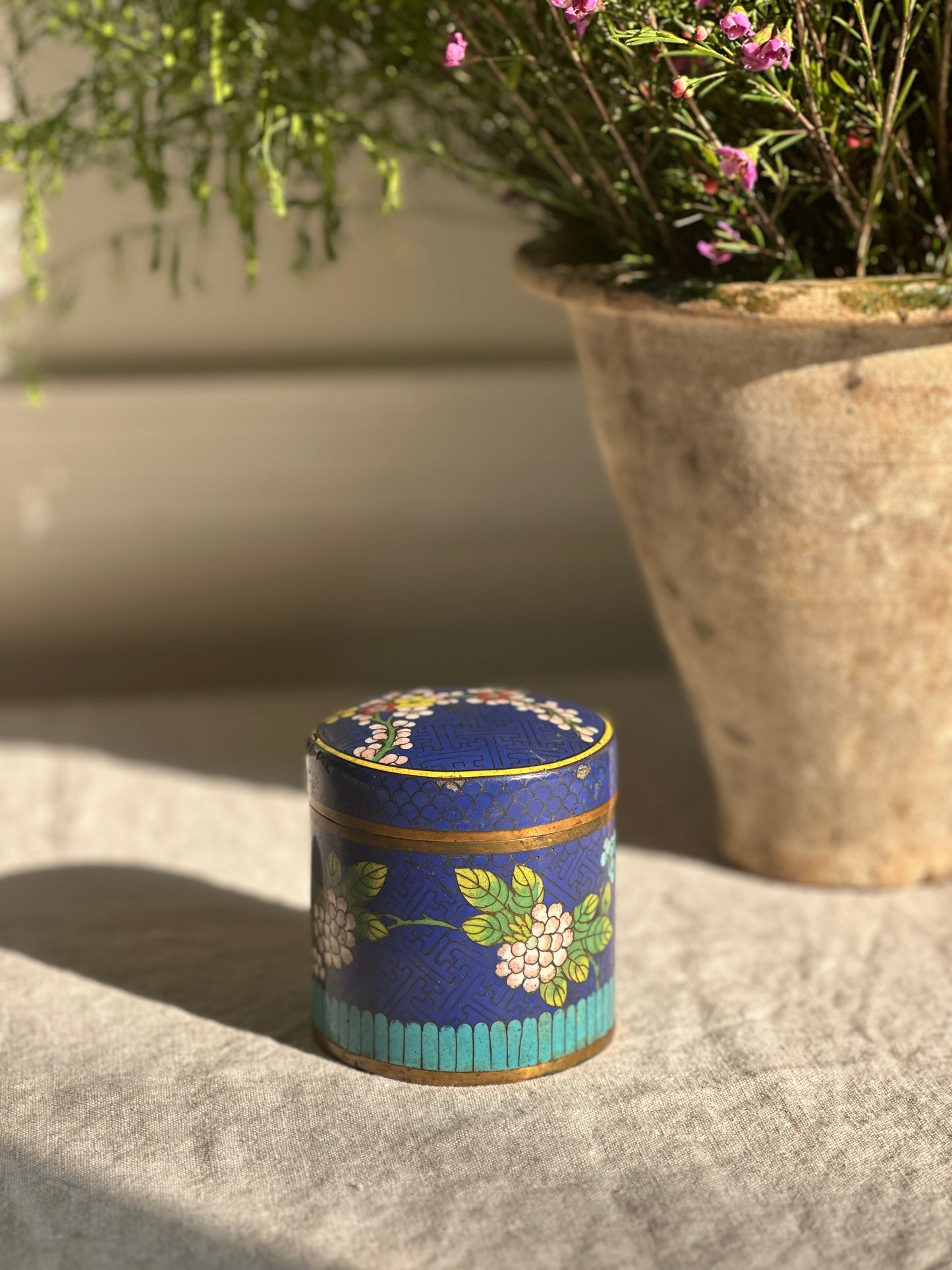 Prefilled - 10 oz Cloisonné Snuff Jar