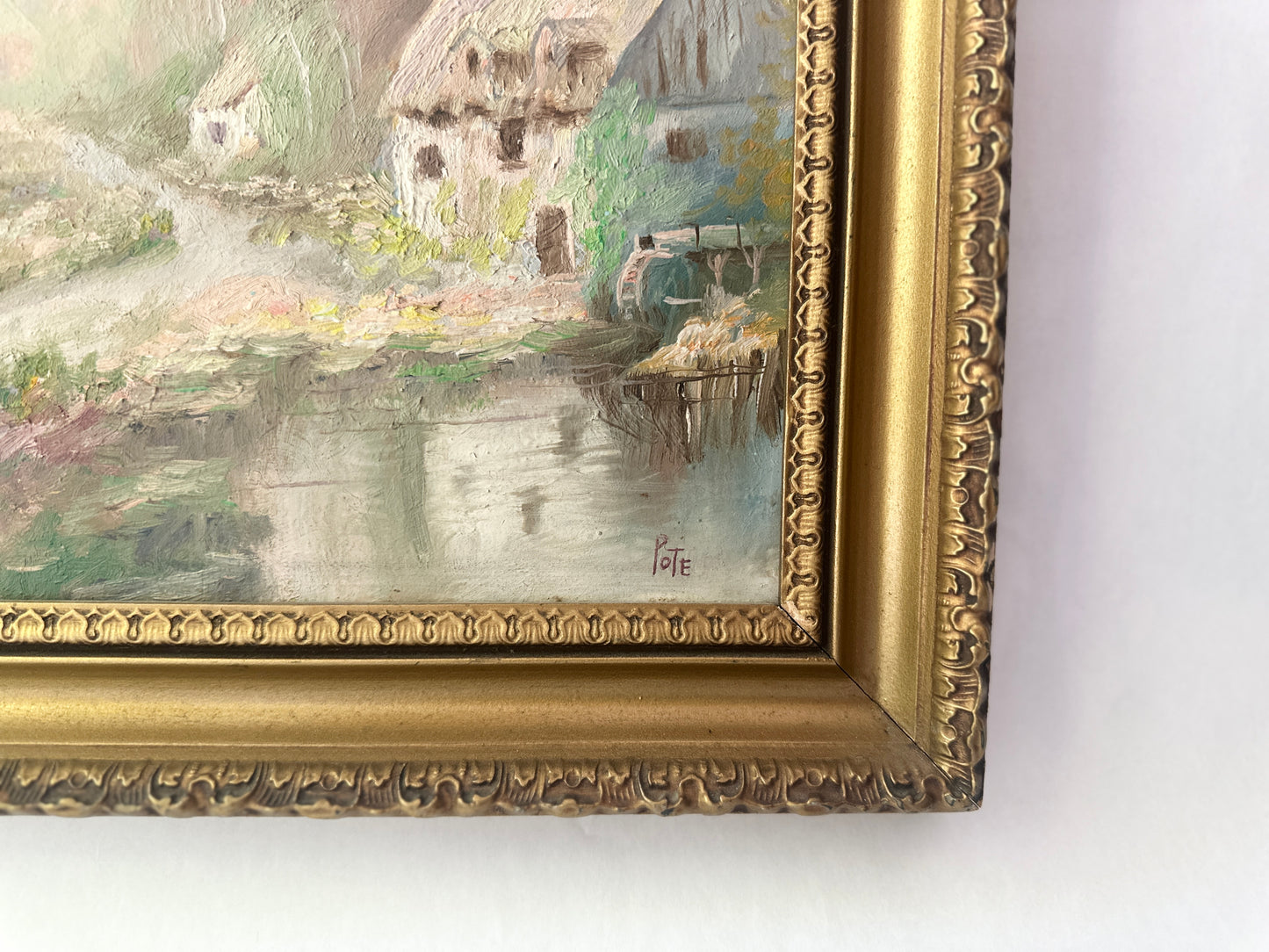 Original Oil signed by Pote