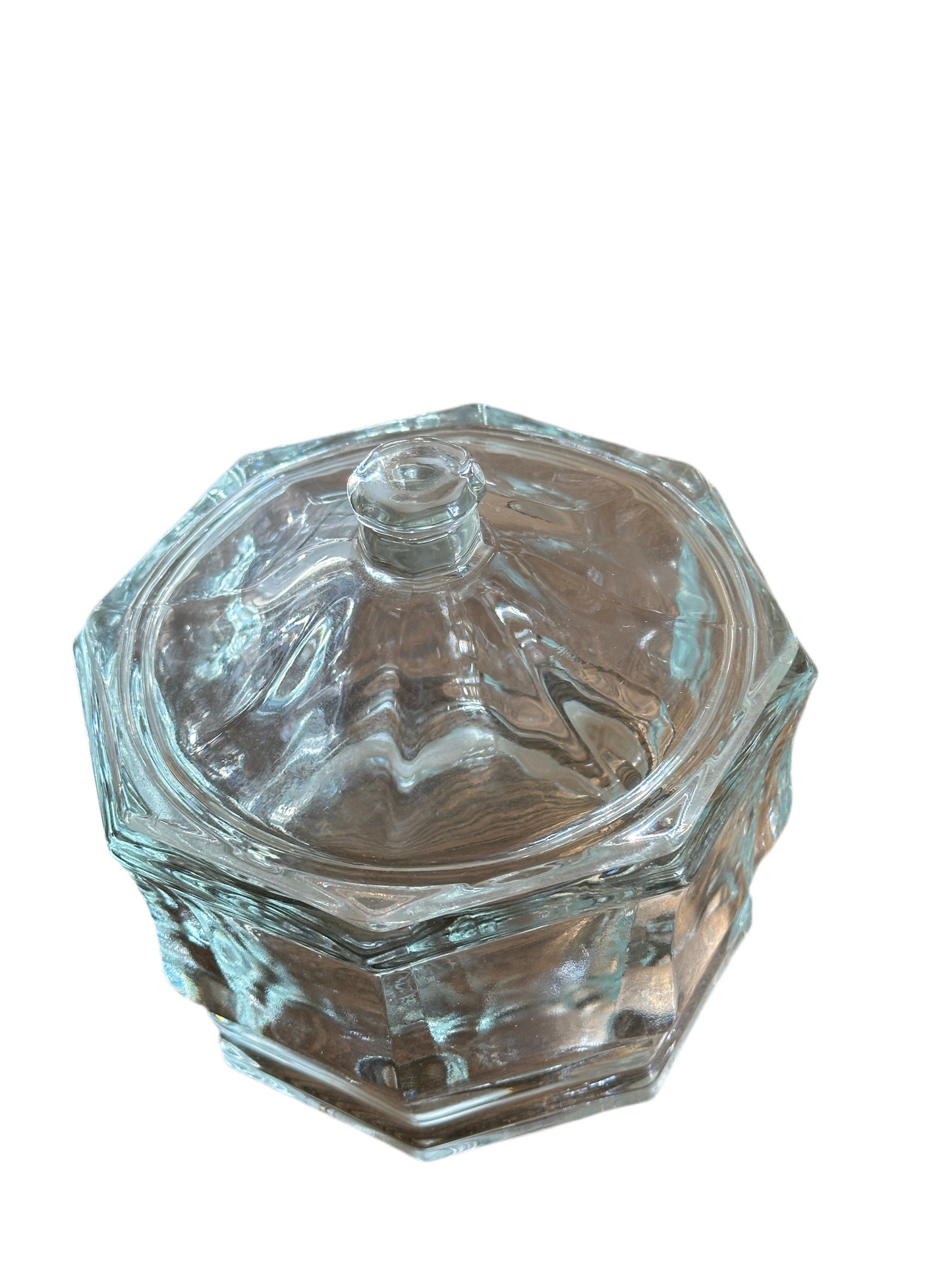 Clear Indiana Glass Lidded Dish