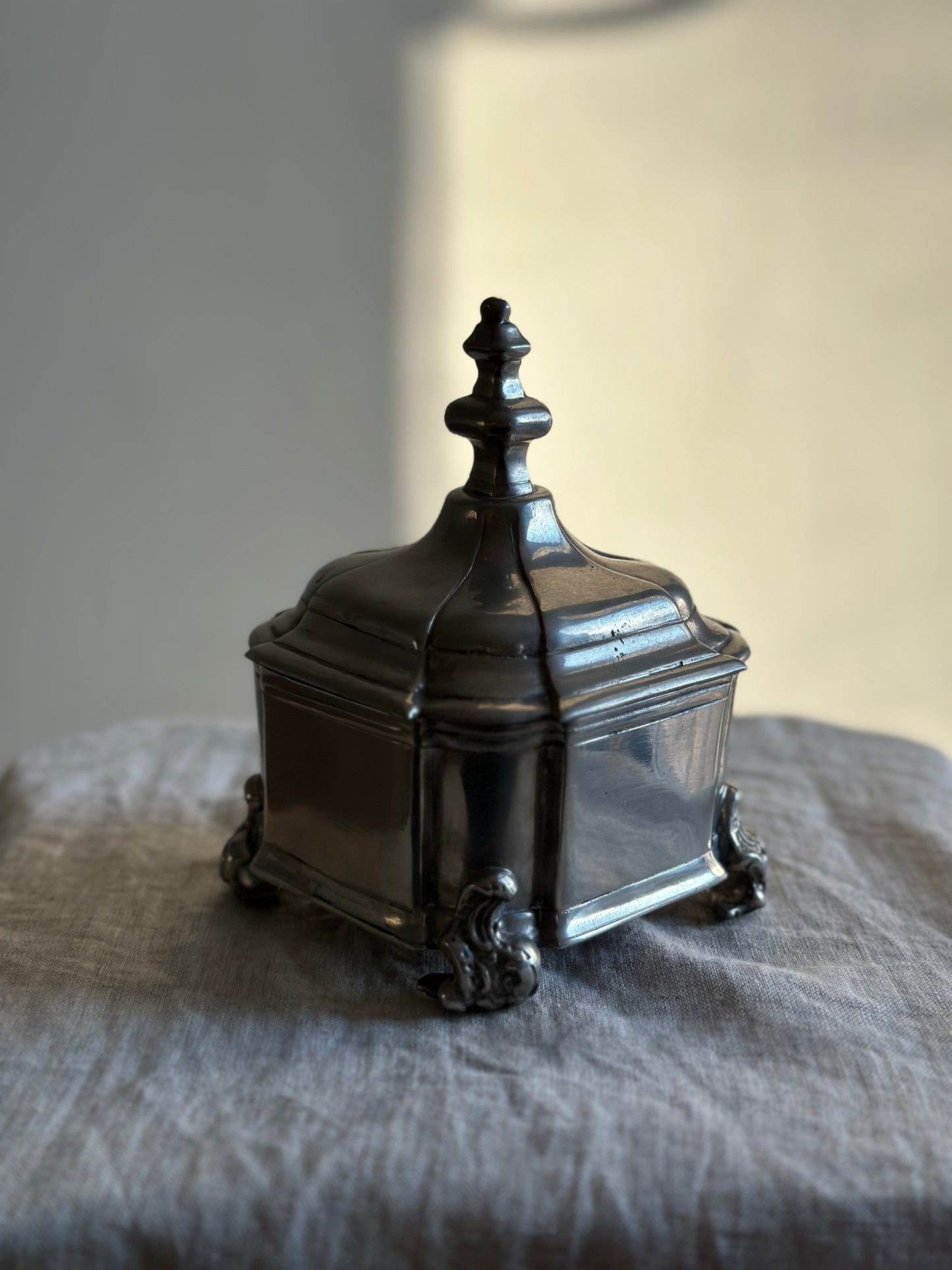 Pewter Lidded Box