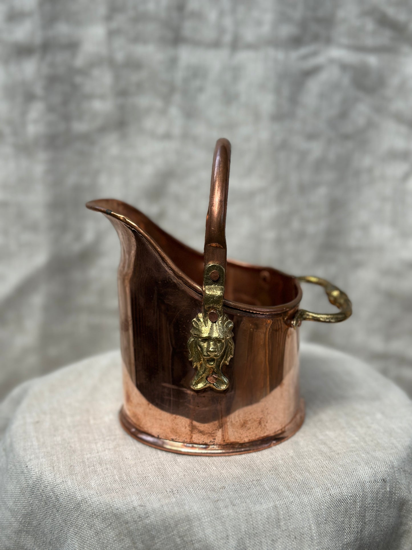 Copper Skuttle Bucket