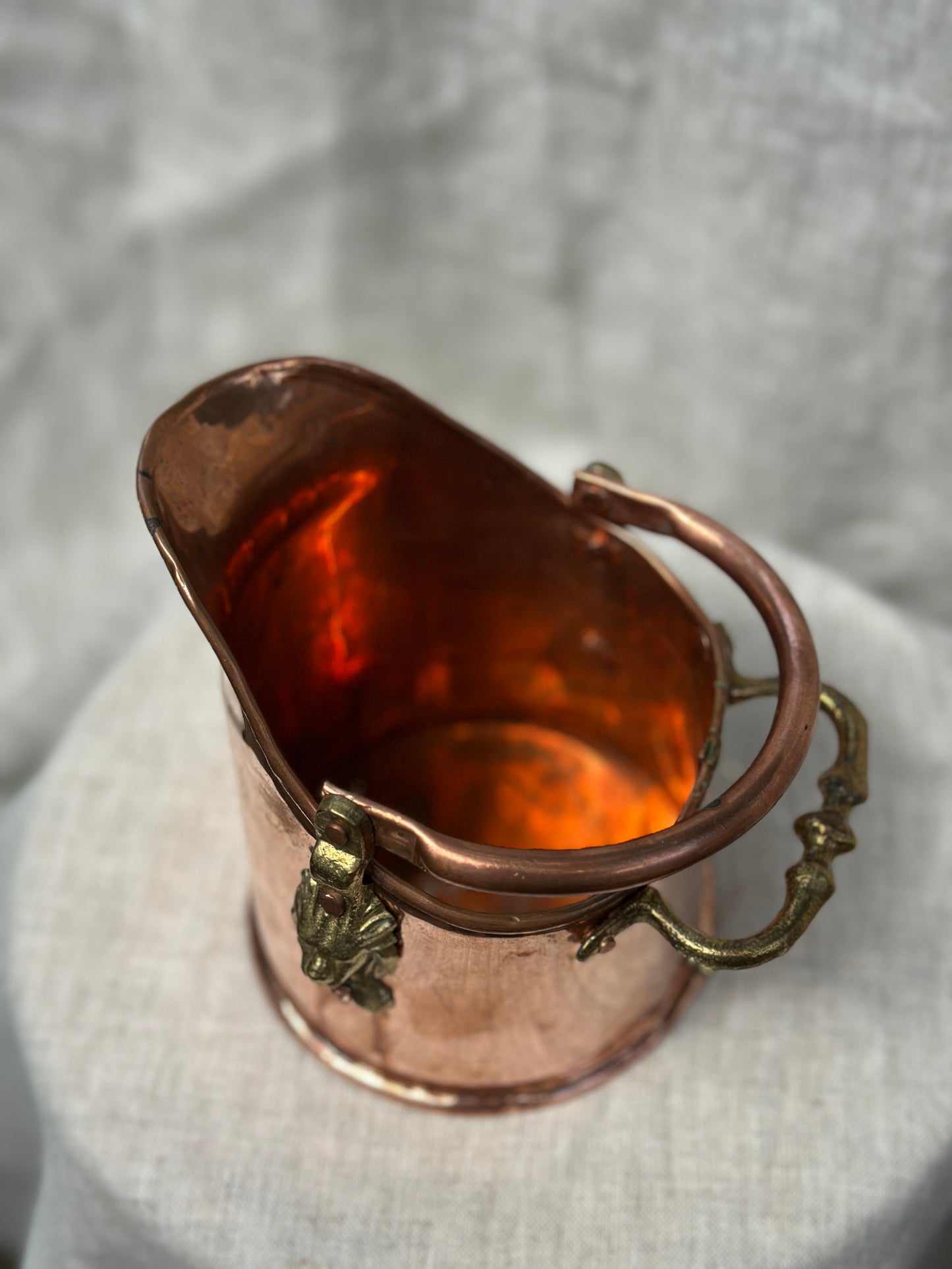 Copper Skuttle Bucket