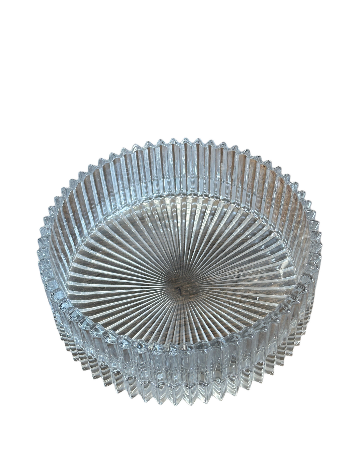Sawtooth Edge Crystal Bowl