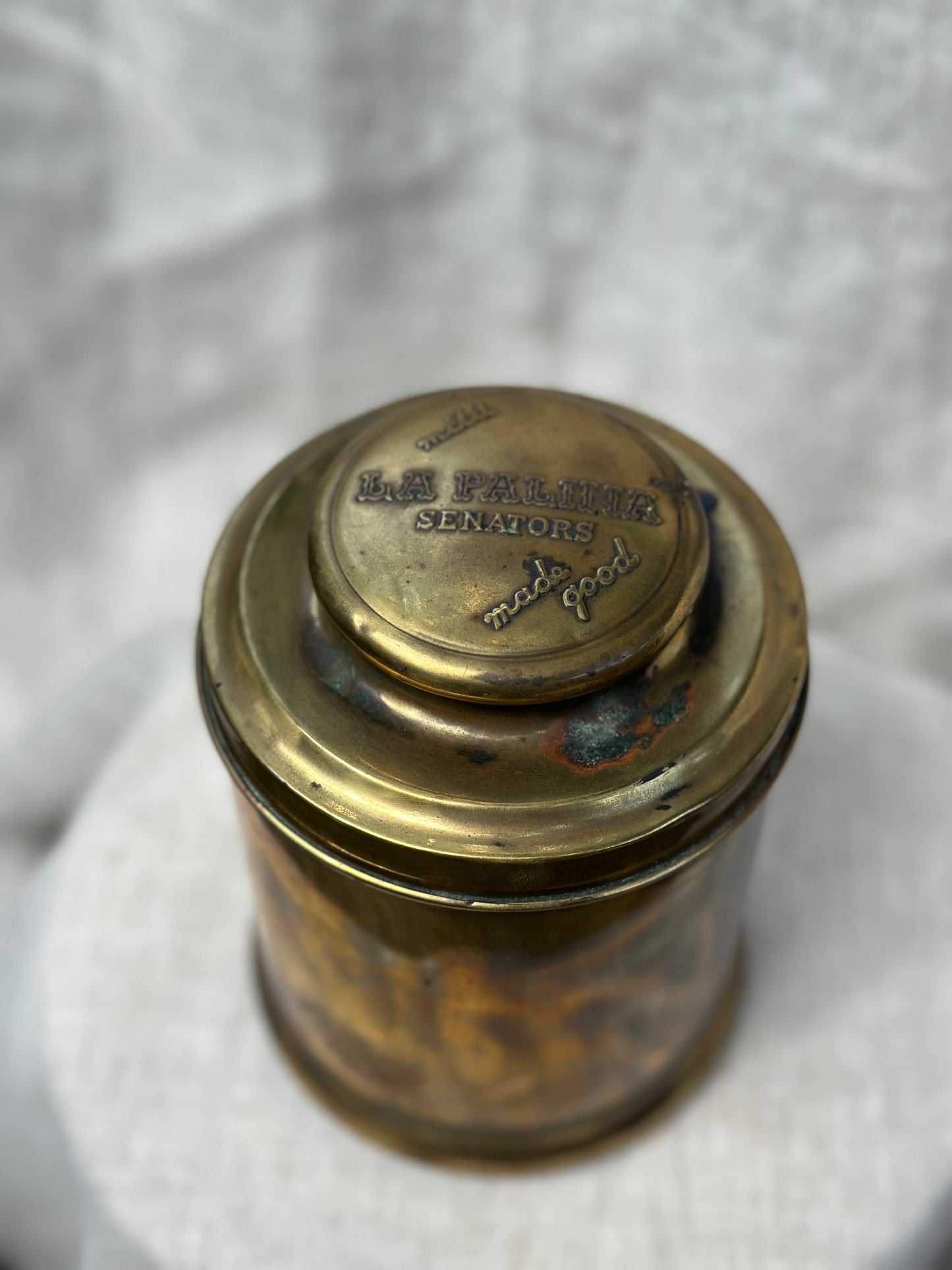 Brass Tobacco Humidor