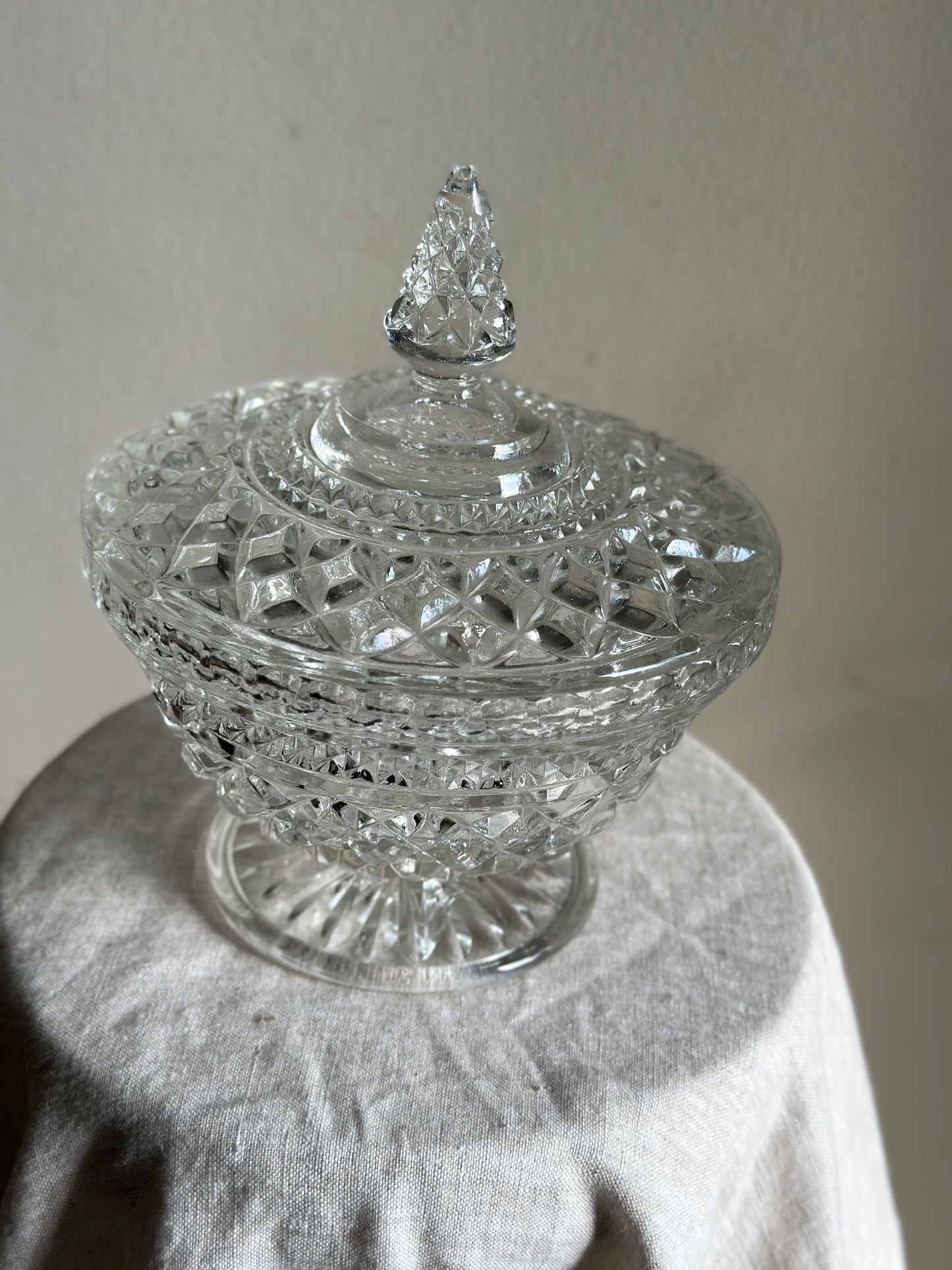 Wexford Lidded Glass Dish