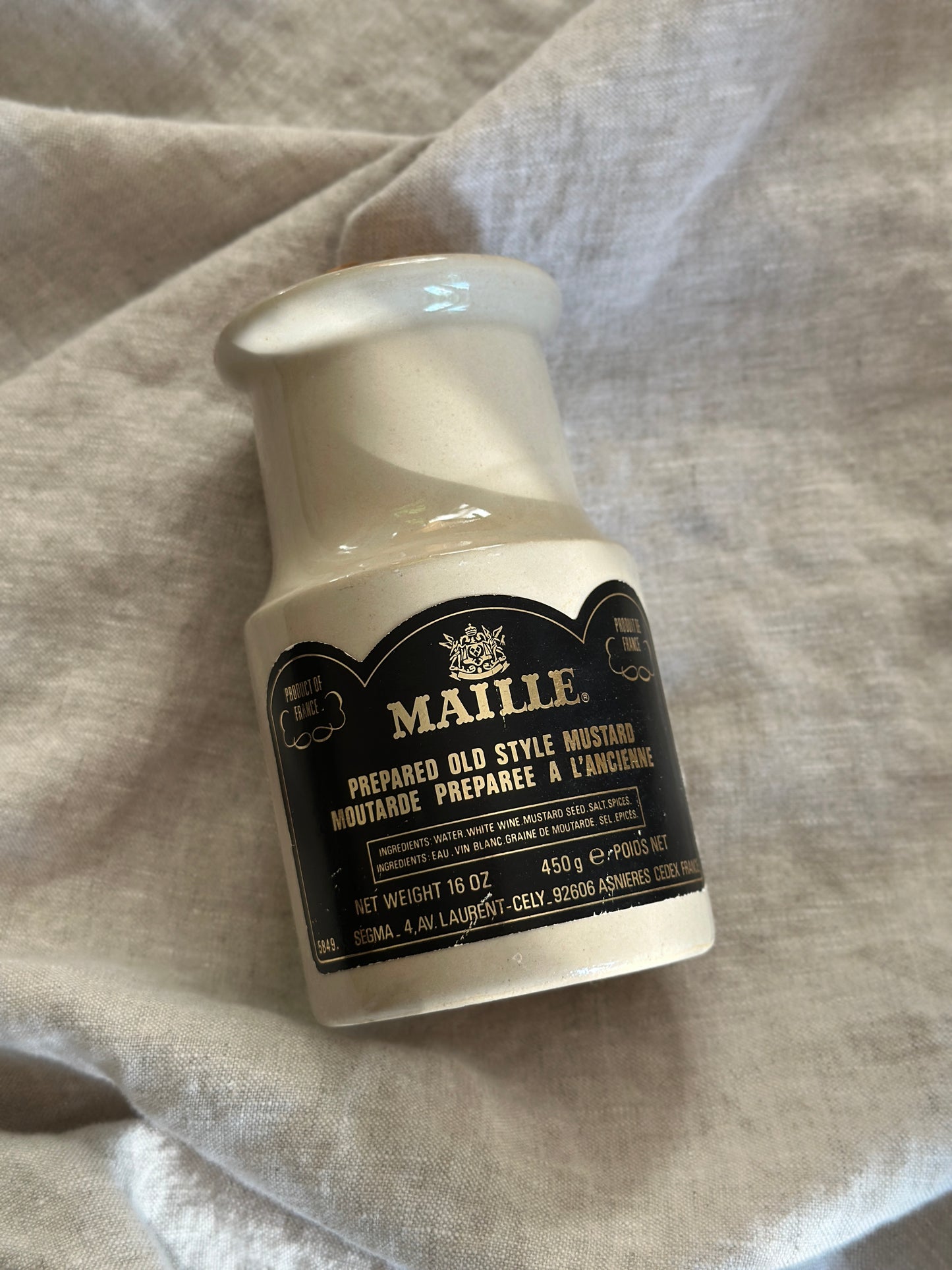 French Mustard Jar