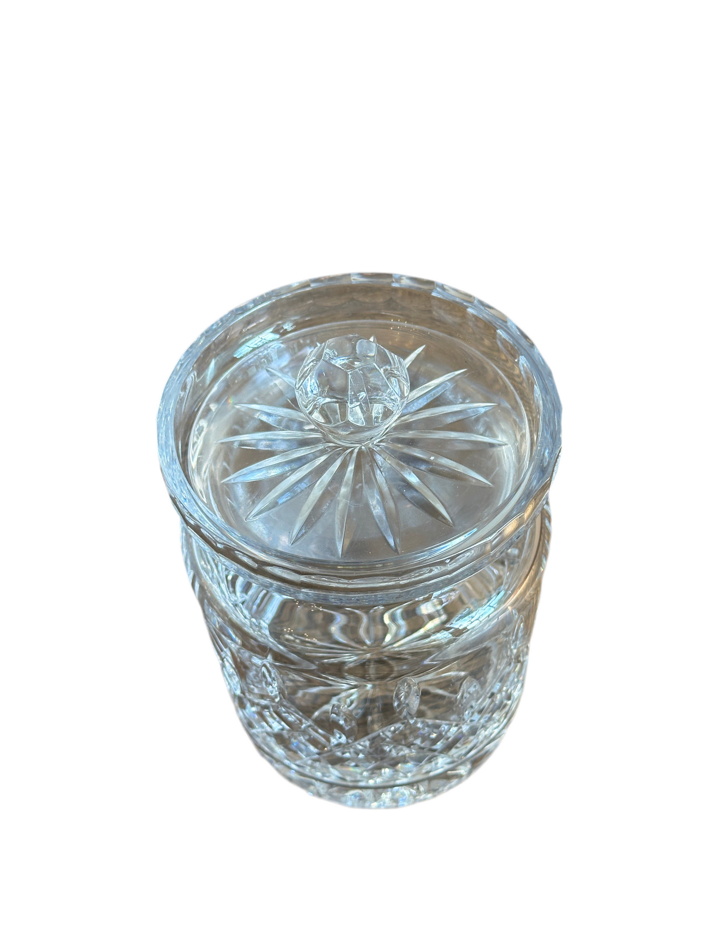 Crystal Biscuit Jar
