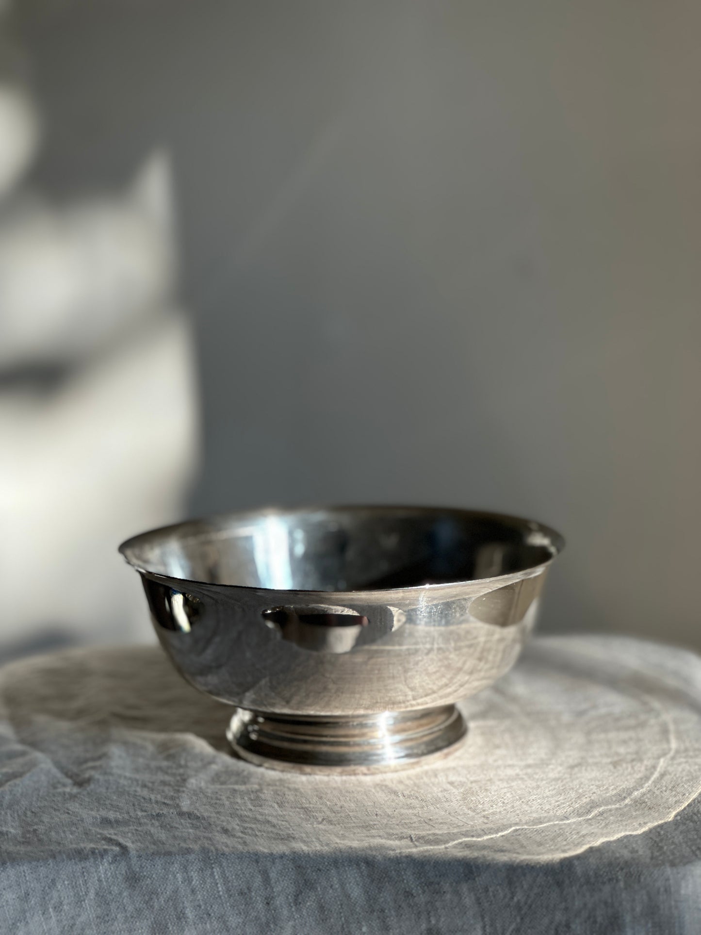40 oz Silver Plate Bowl, Gorham 8”