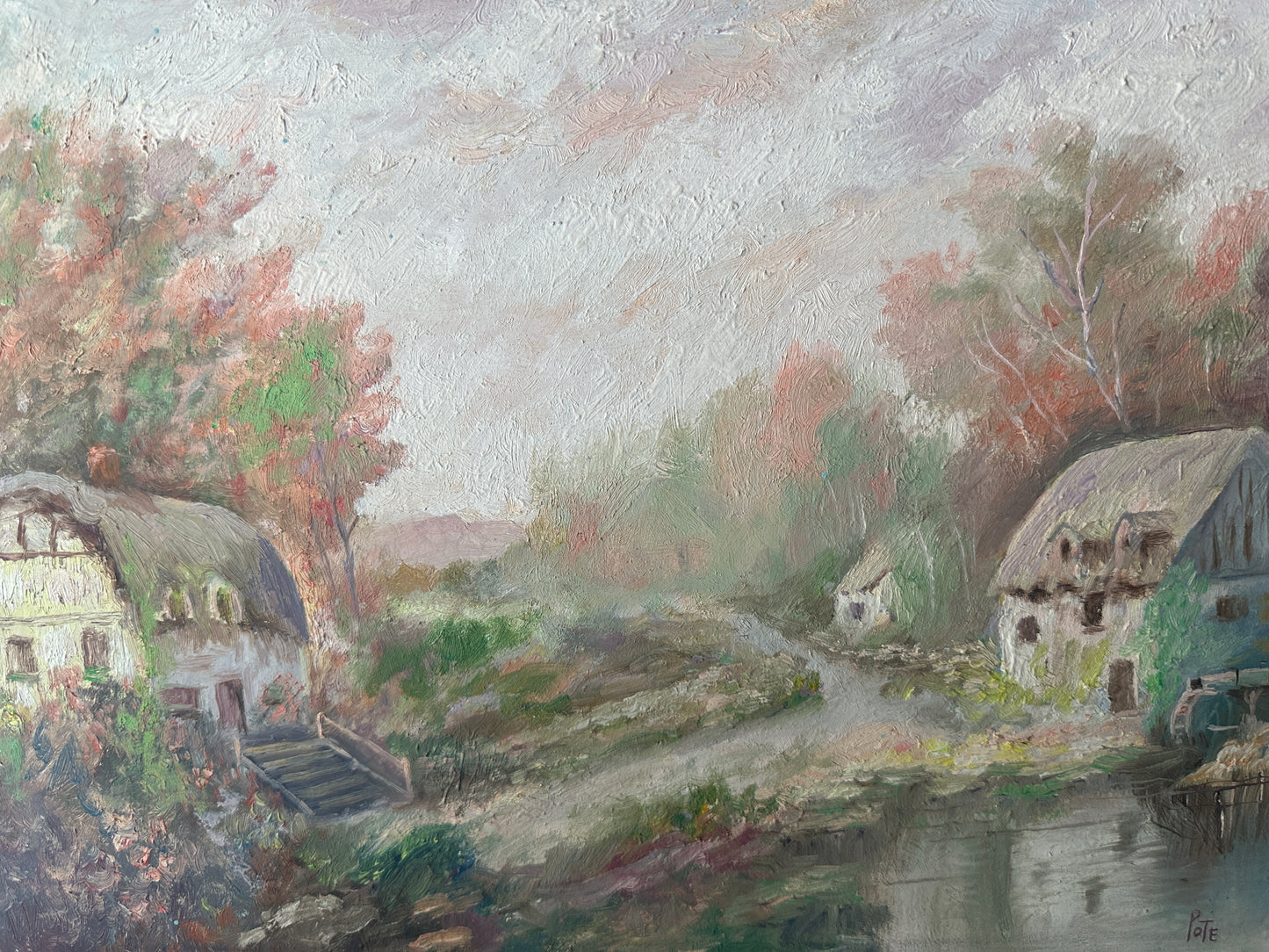 Original Oil signed by Pote