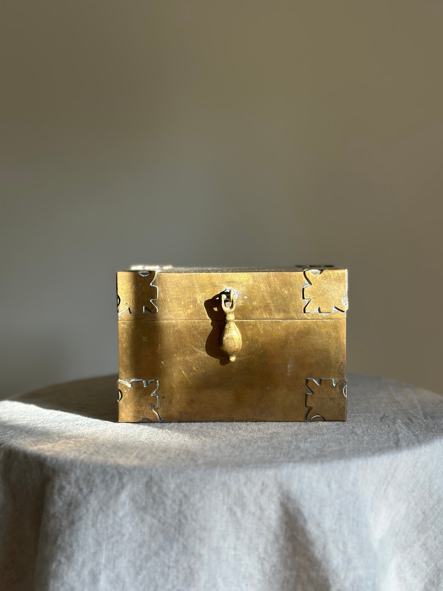 Brass Treasure Box Hinged