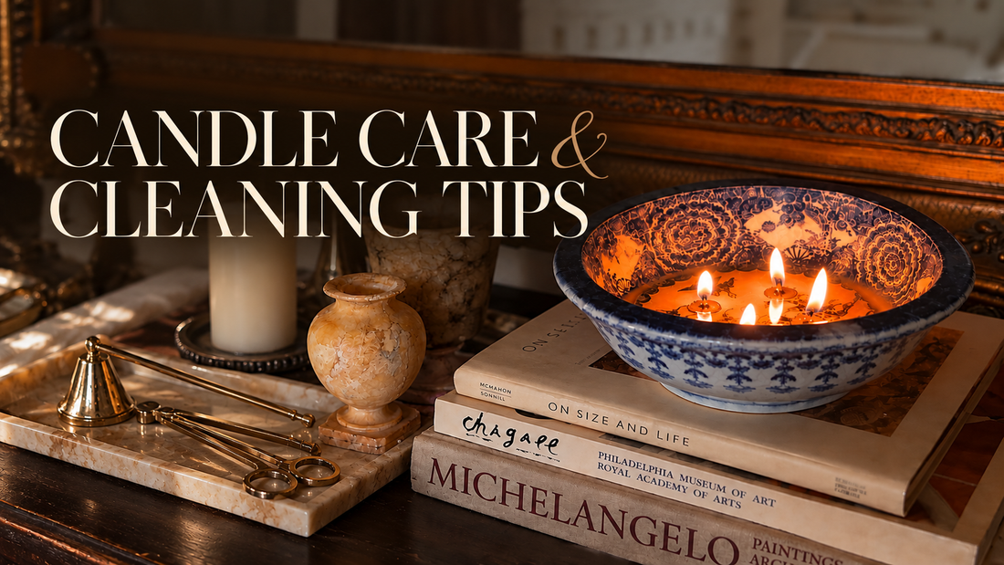 Candle Care & Cleaning Tips
