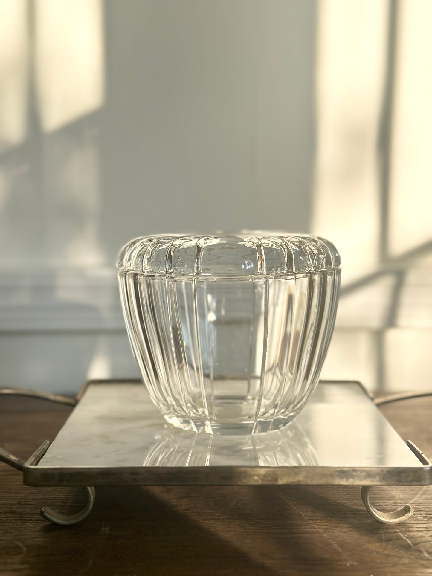 Art Deco Lidded Crystal