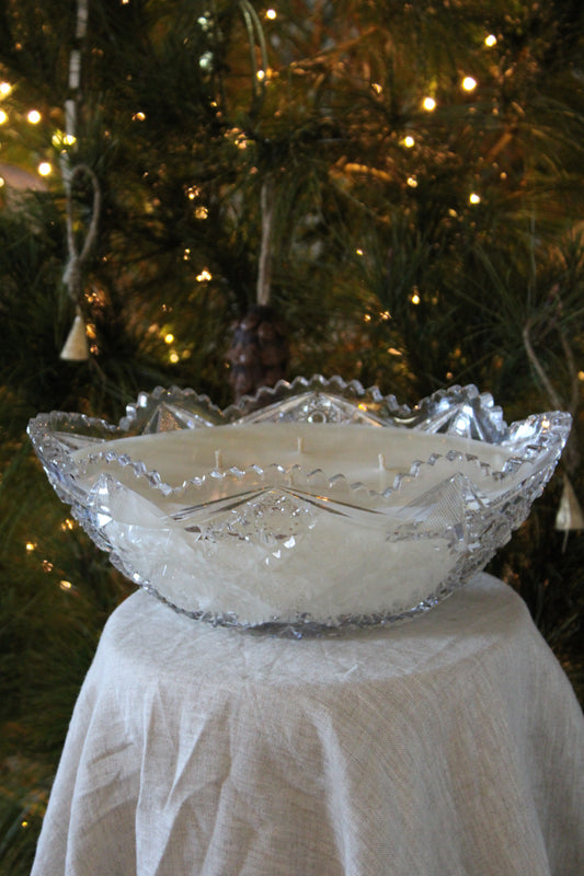 Vintage American XL Crystal Bowl (Oval)
