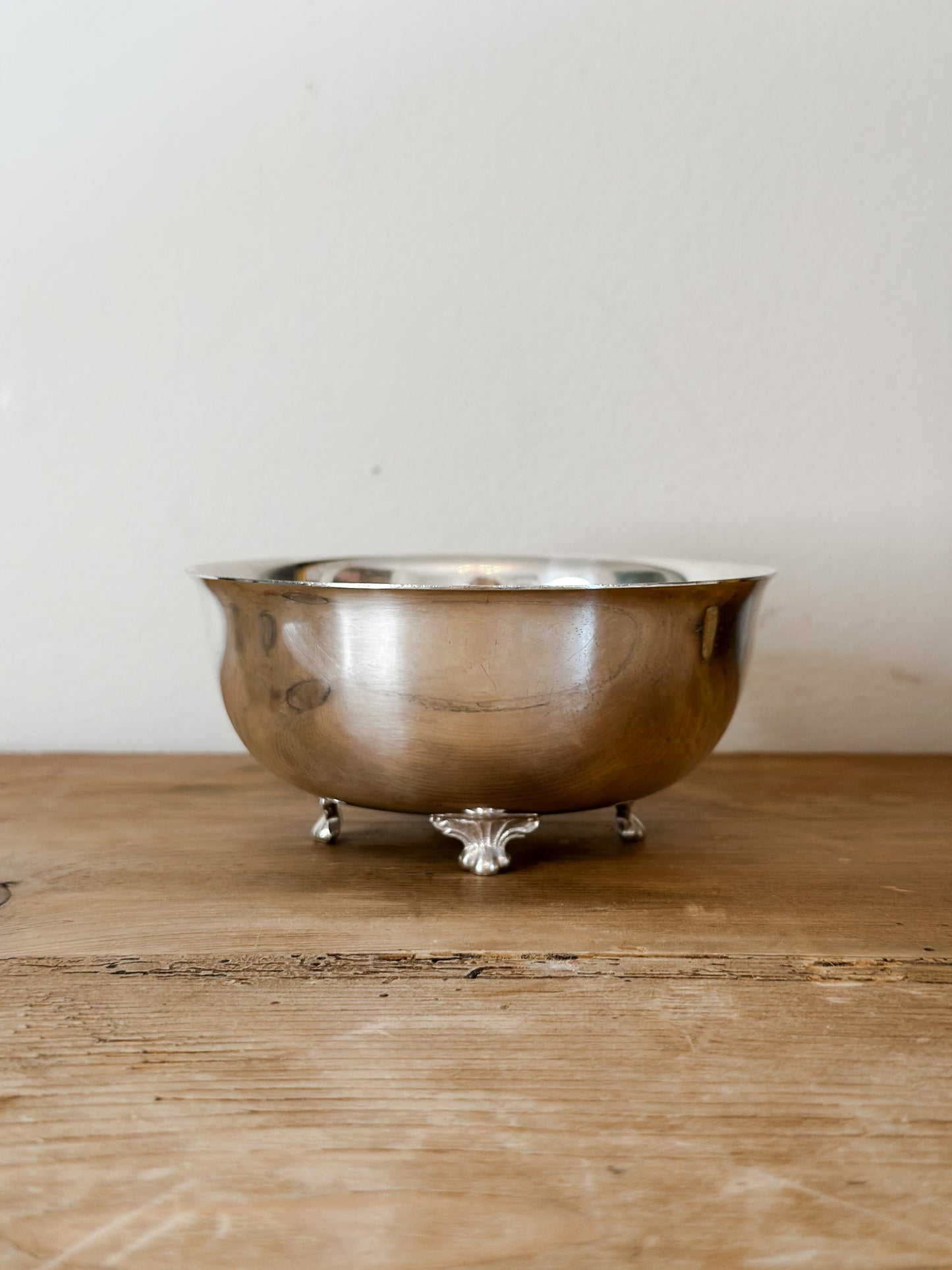 Silver Plate Bowl (5” Wallace, Footed)