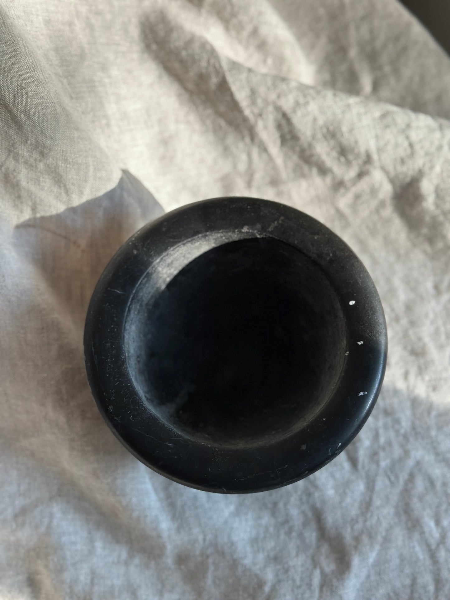 16 oz Black Marble Mortar Bowl