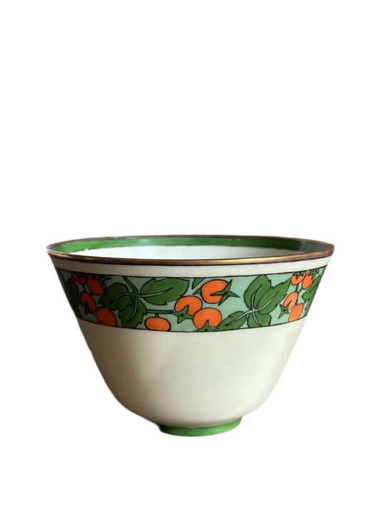 Bavarian Orange Hand Painted Bowl