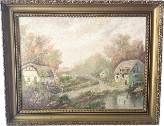 Original Oil signed by Pote