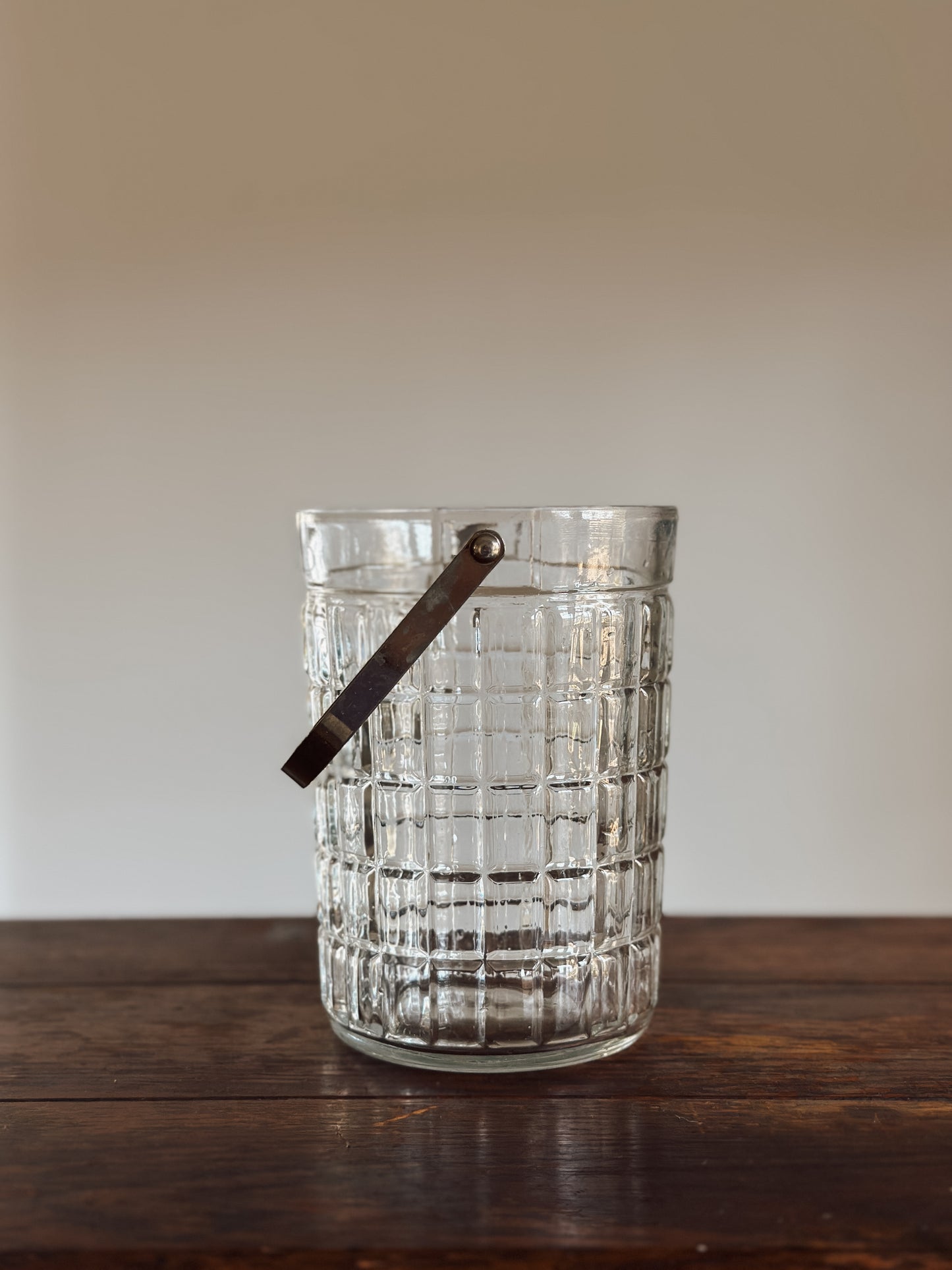 Glass Block Ice Bucket (32 oz)