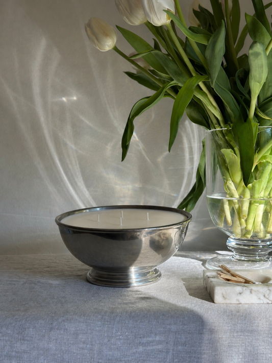 Pewter Bowl, Williamsburg Stamp (32 oz)