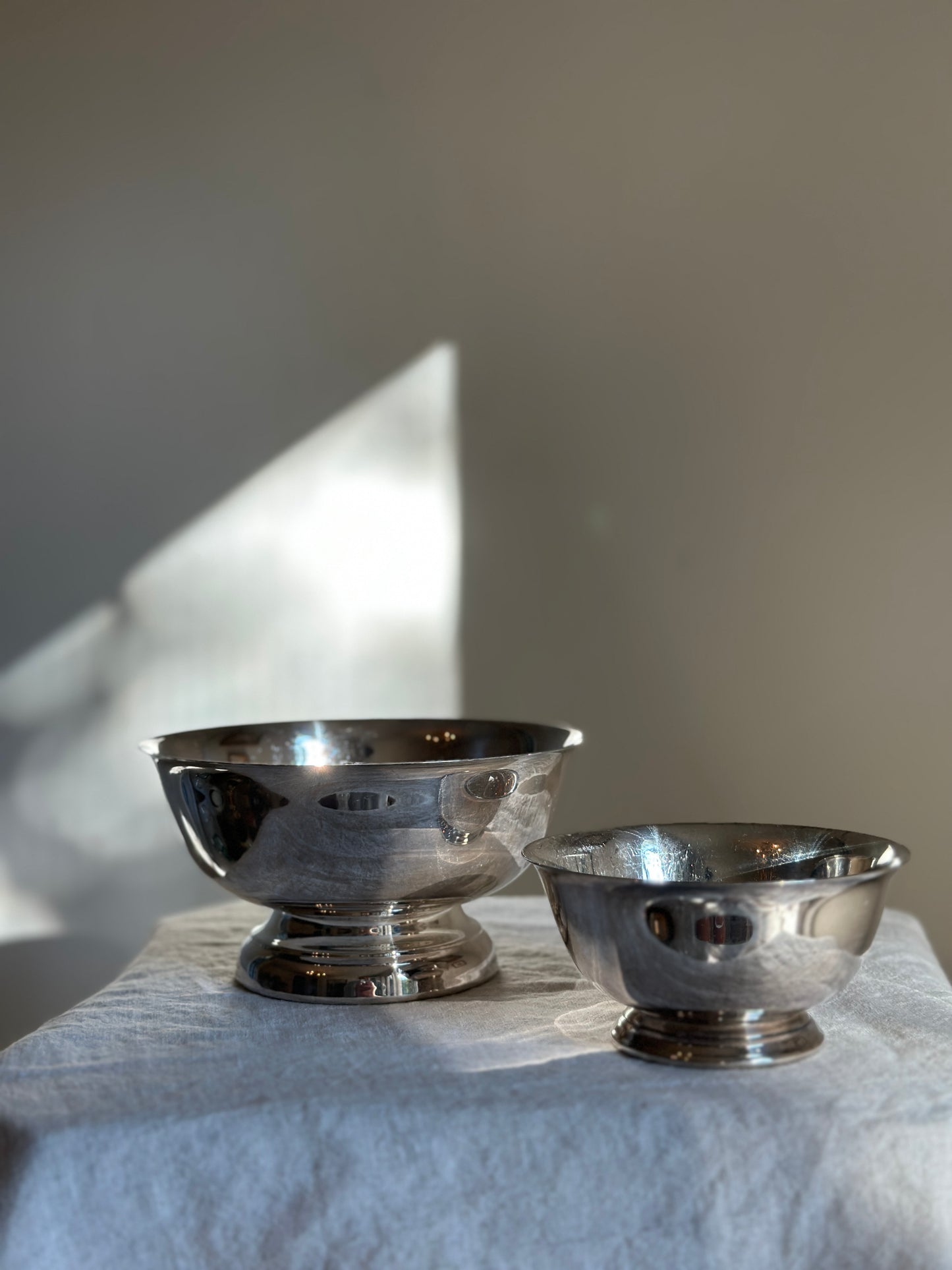 24 oz Silver Plate Paul Revere Bowl SET