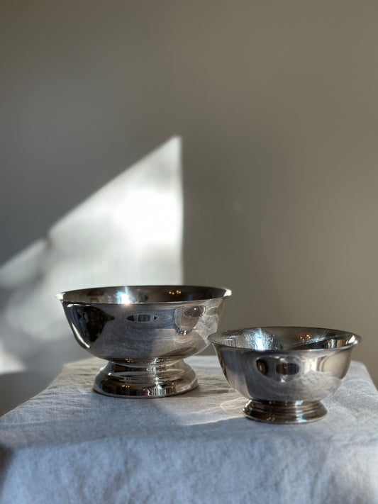 24 oz Silver Plate Paul Revere Bowl SET