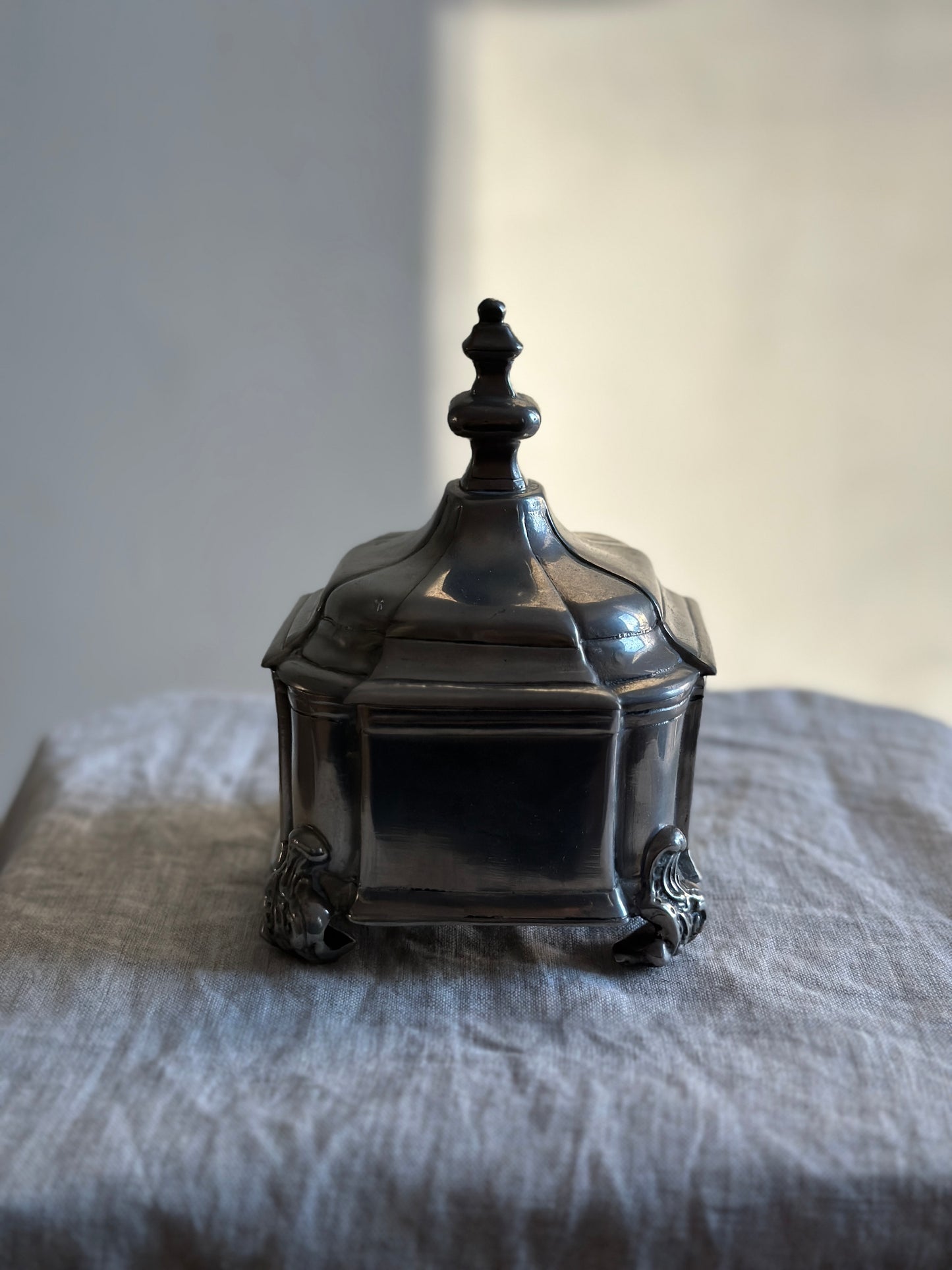 Pewter Lidded Box