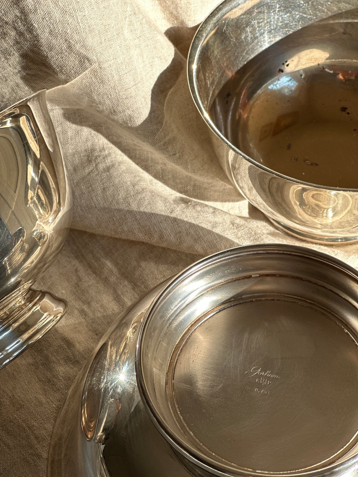 48 oz Silver Plate Bowl, Gorham 9”