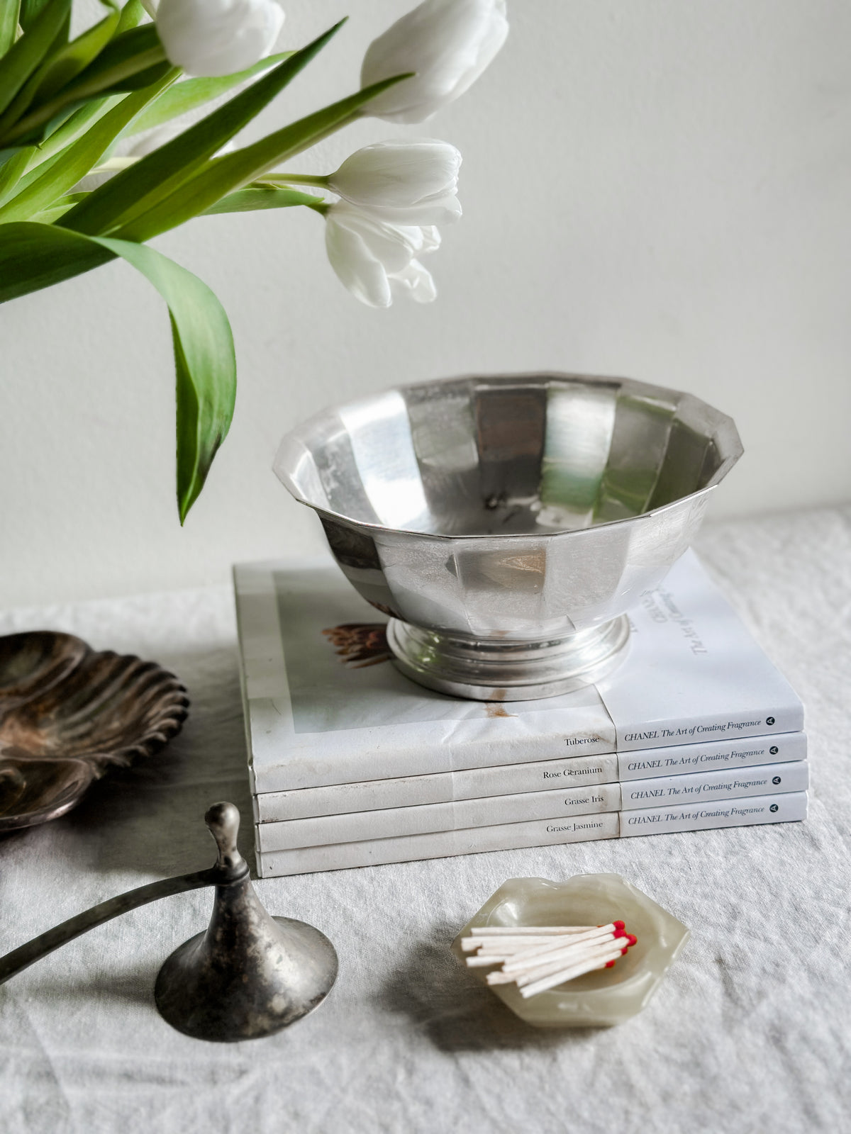 32 oz Paneled Silver Plate Bowl, Gorham