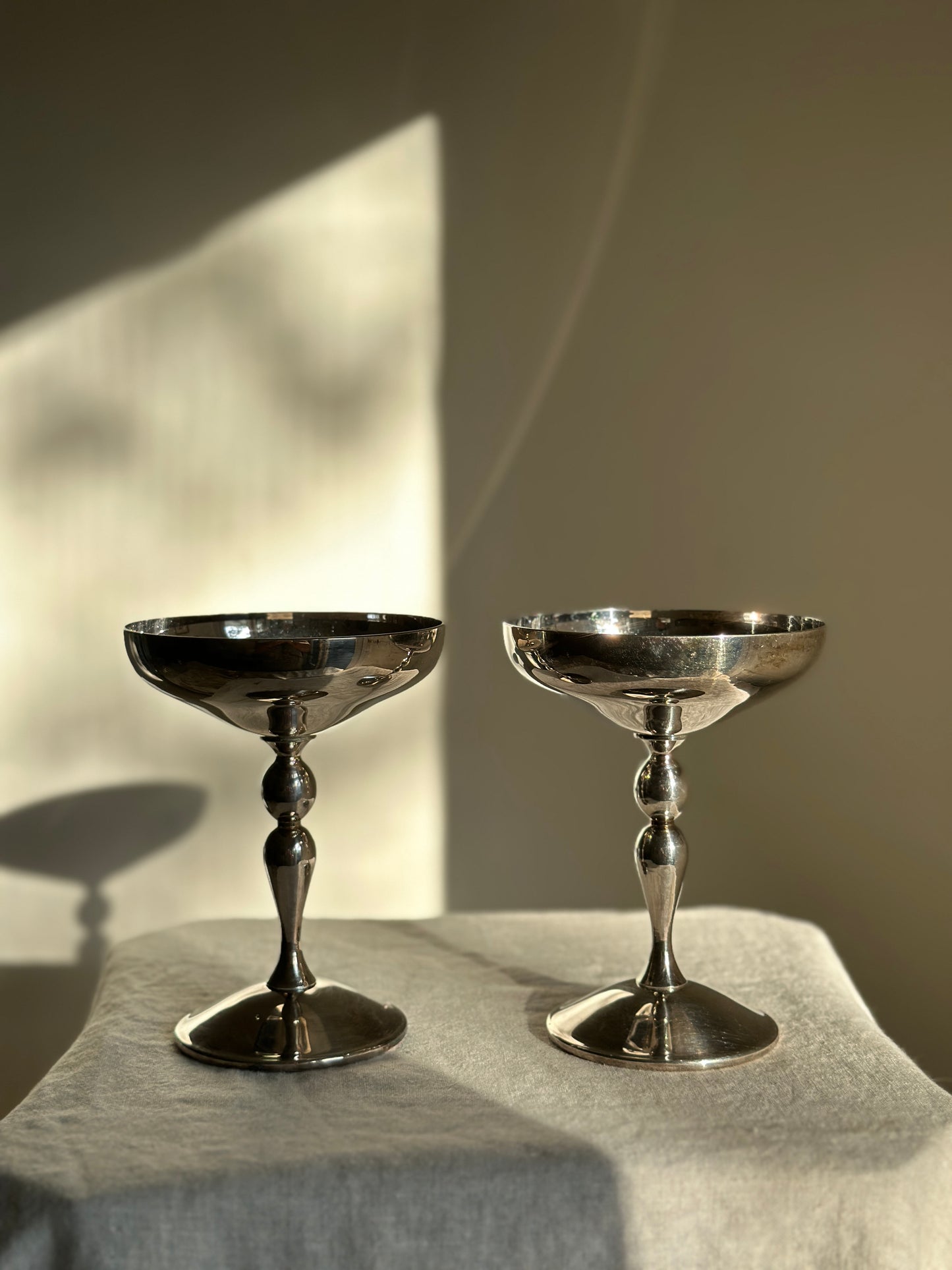 14 oz Silver Plated Coupes, Valero SET