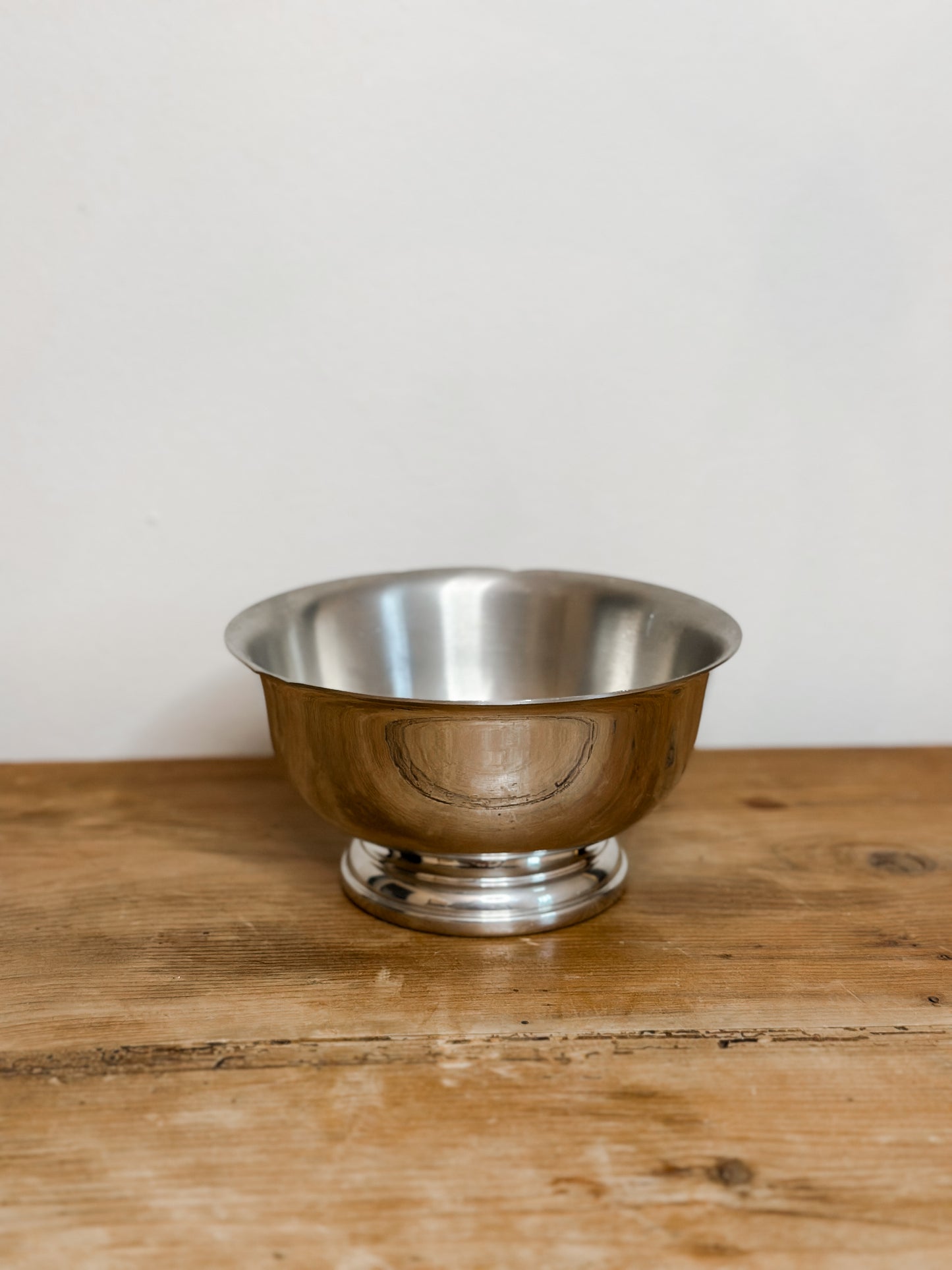 Pewter Pedestal Bowl