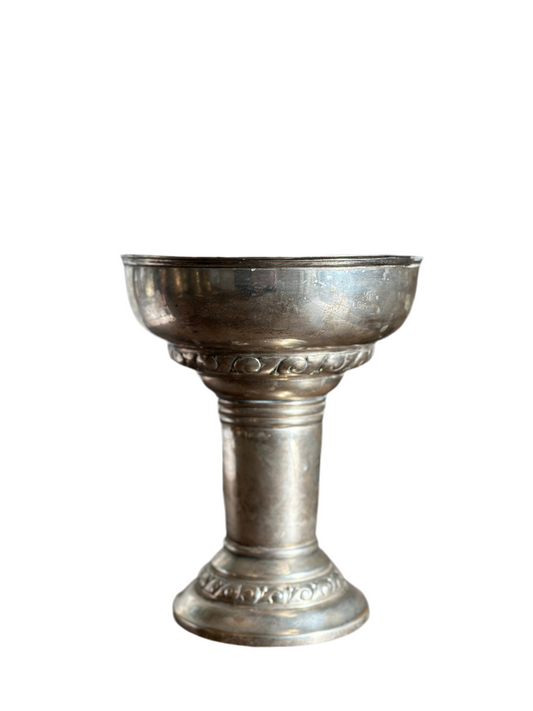 Silver Metal Compote