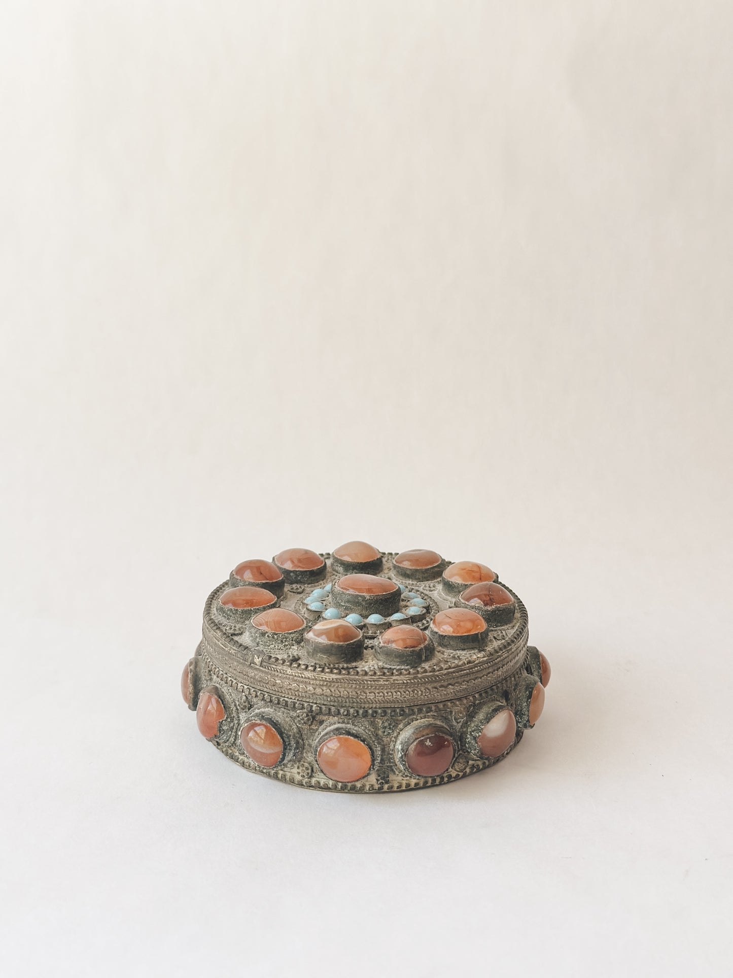 Antique Tibetan Trinket Box