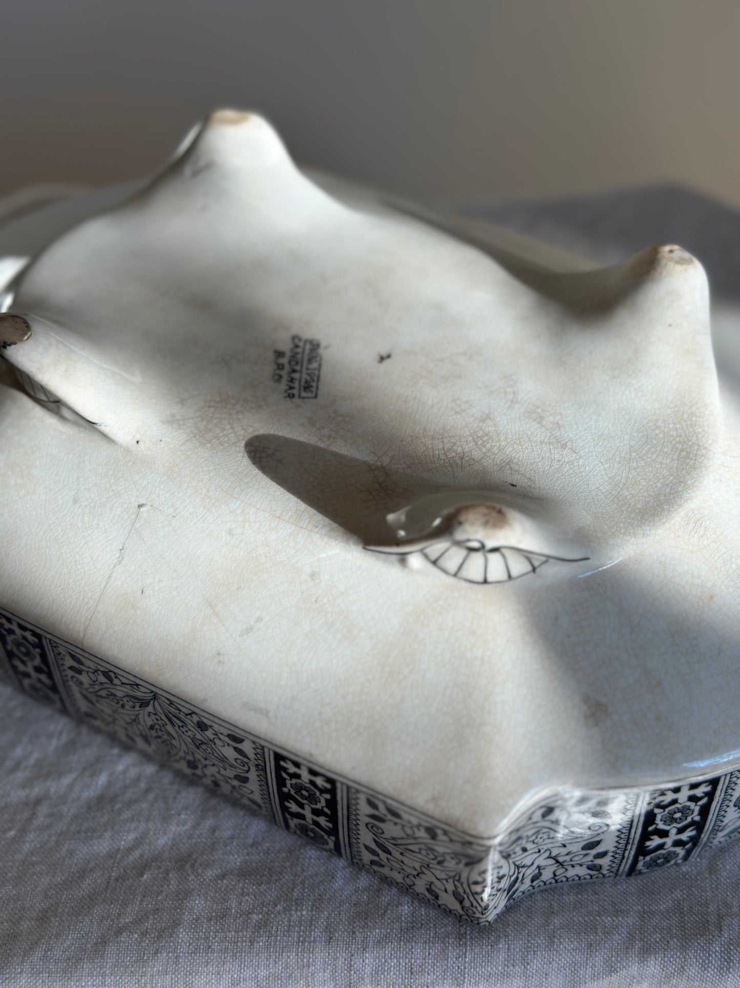 Antique, 1884 B.P.CO "Candahar" Lidded Tureen (Large)