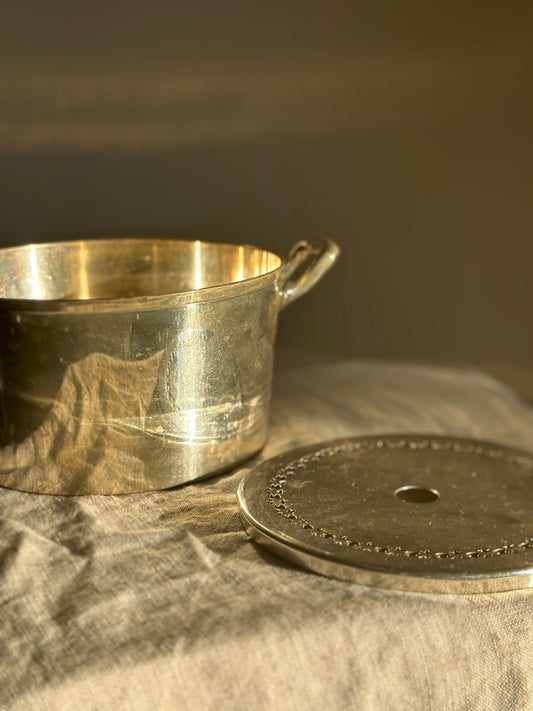 32 oz T&T Silver Plate Handled Server w/ Insert