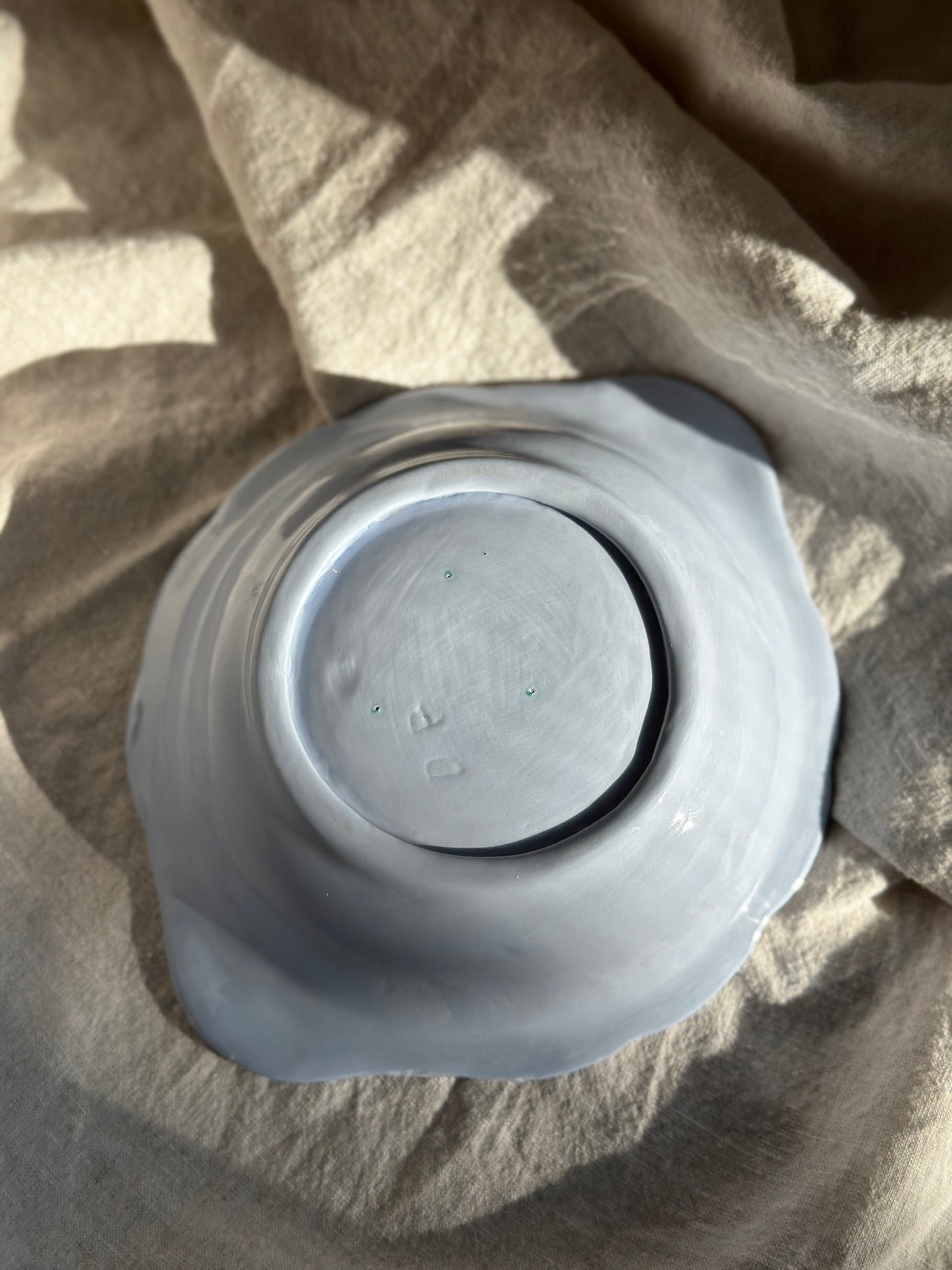 16 oz Blue Ironstone Bowl