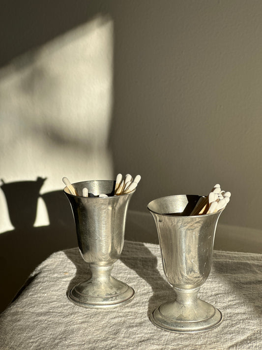 Pewter Matchstick Holder (small)