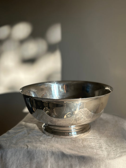 48 oz Silver Plate Bowl, Gorham 9”
