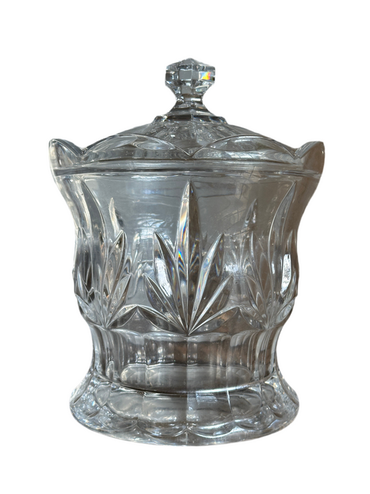 Large Crystal Biscuit Jar