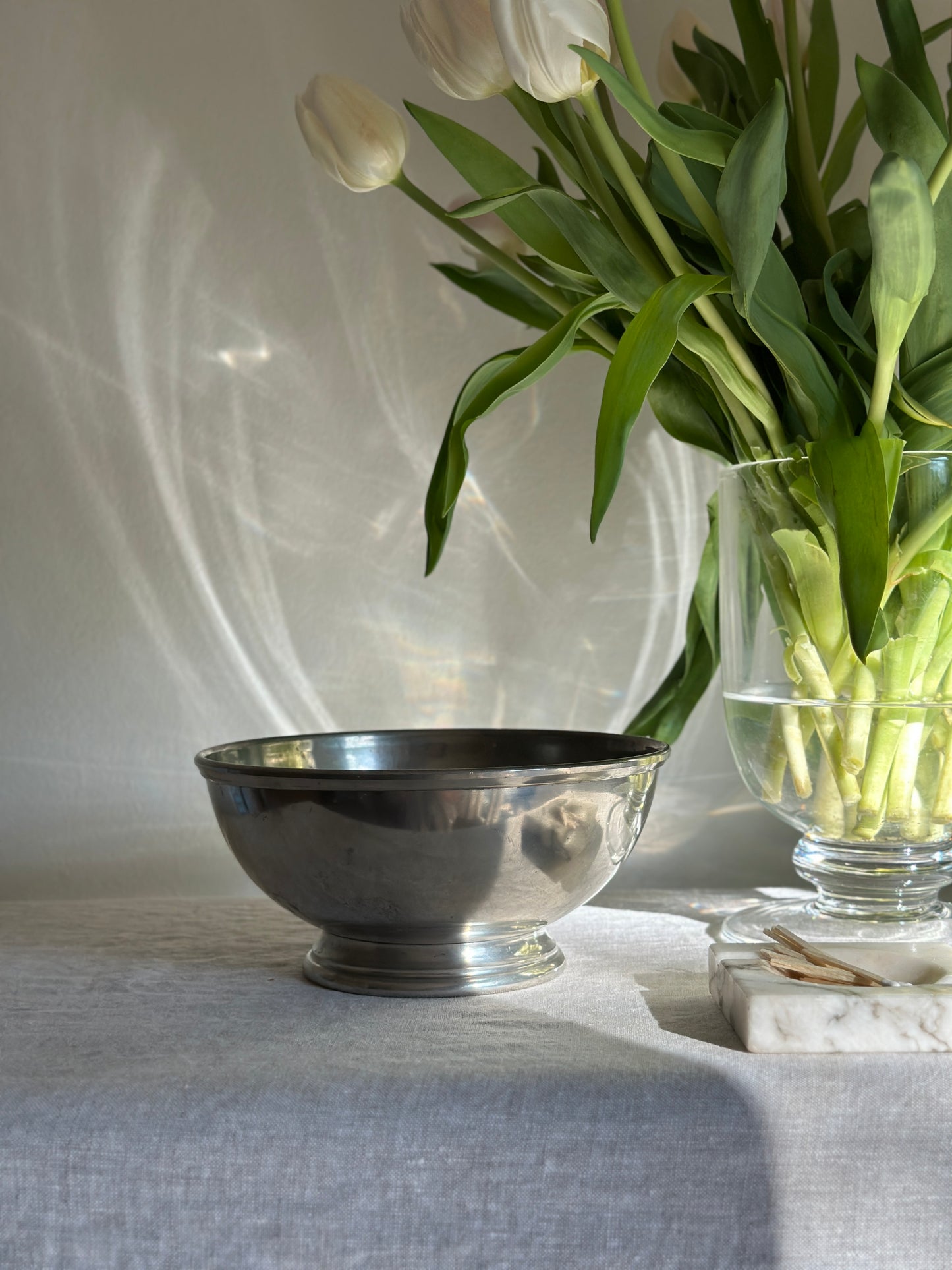 Pewter Bowl, Williamsburg Stamp (32 oz)