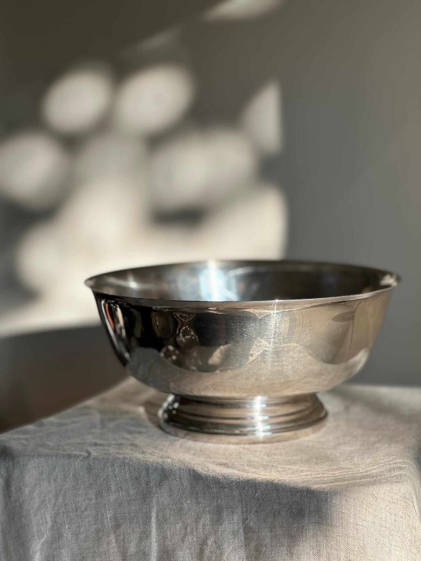 48 oz Silver Plate Bowl, Gorham 9”