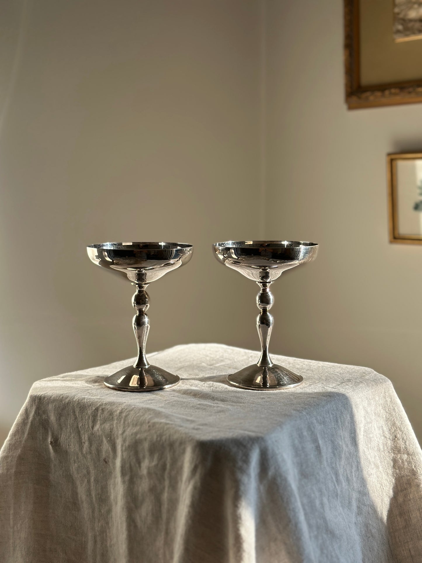 14 oz Silver Plated Coupes, Valero SET