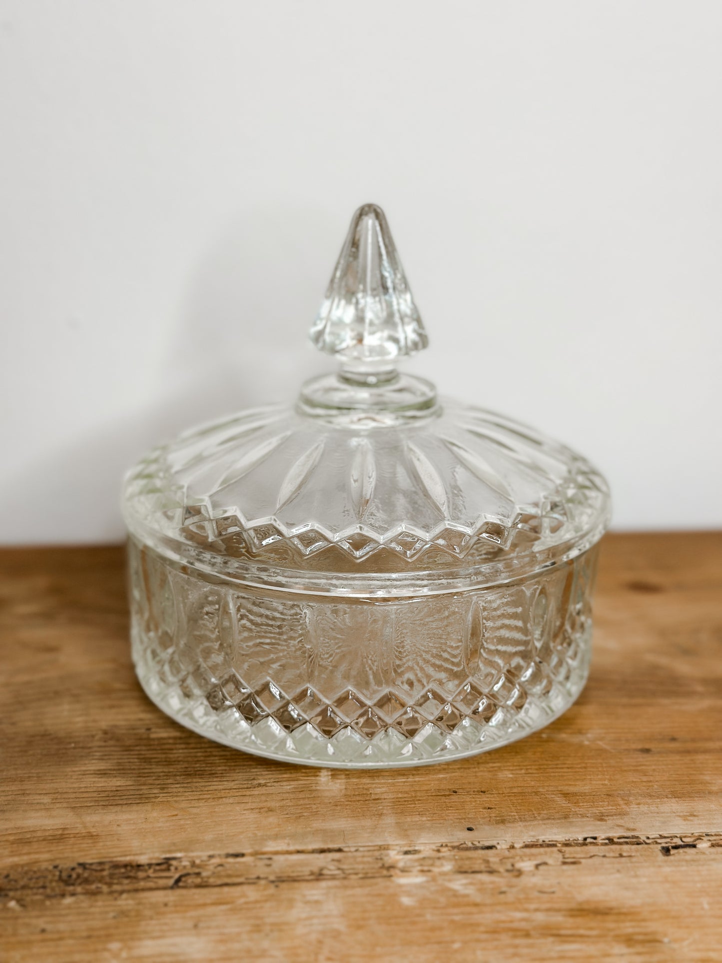Indiana Lidded Glass Dish