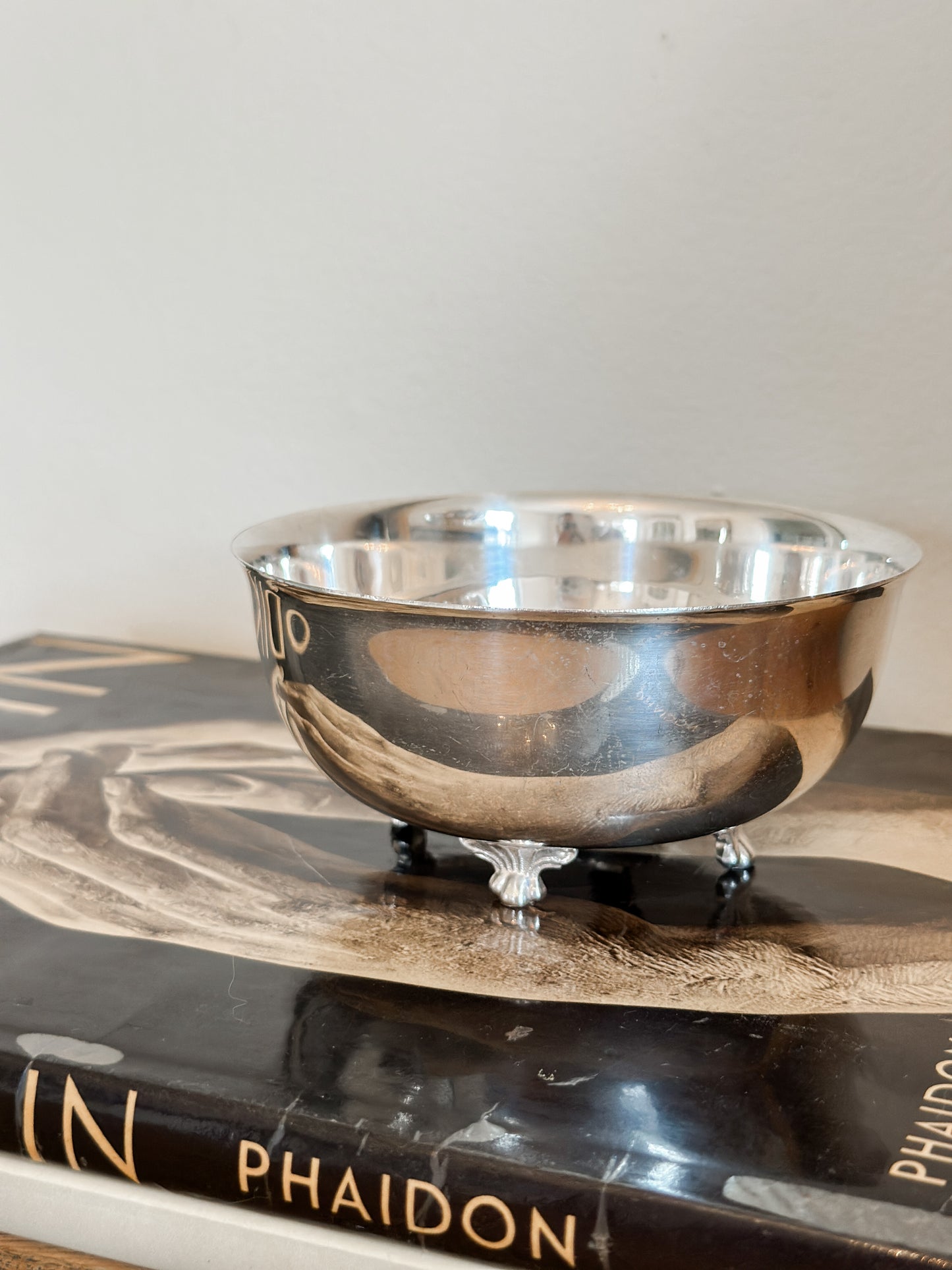 Silver Plate Bowl (5” Wallace, Footed)