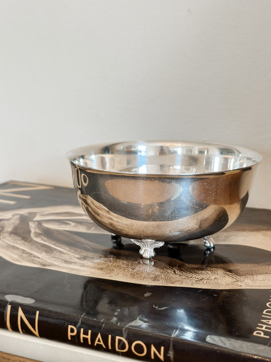 Silver Plate Bowl (5” Wallace, Footed)
