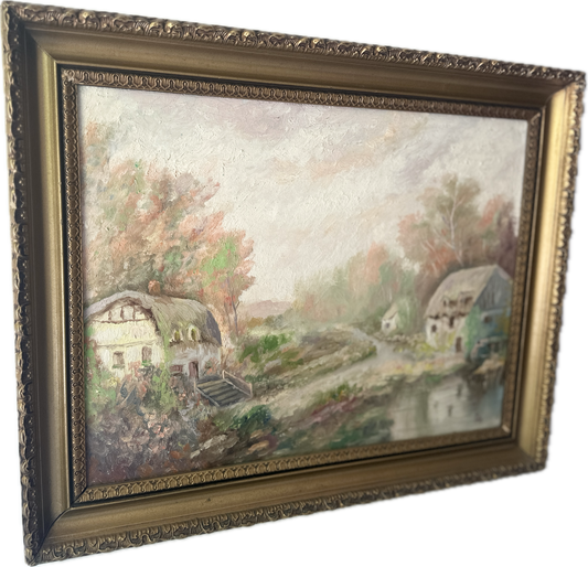 Original Oil signed by Pote