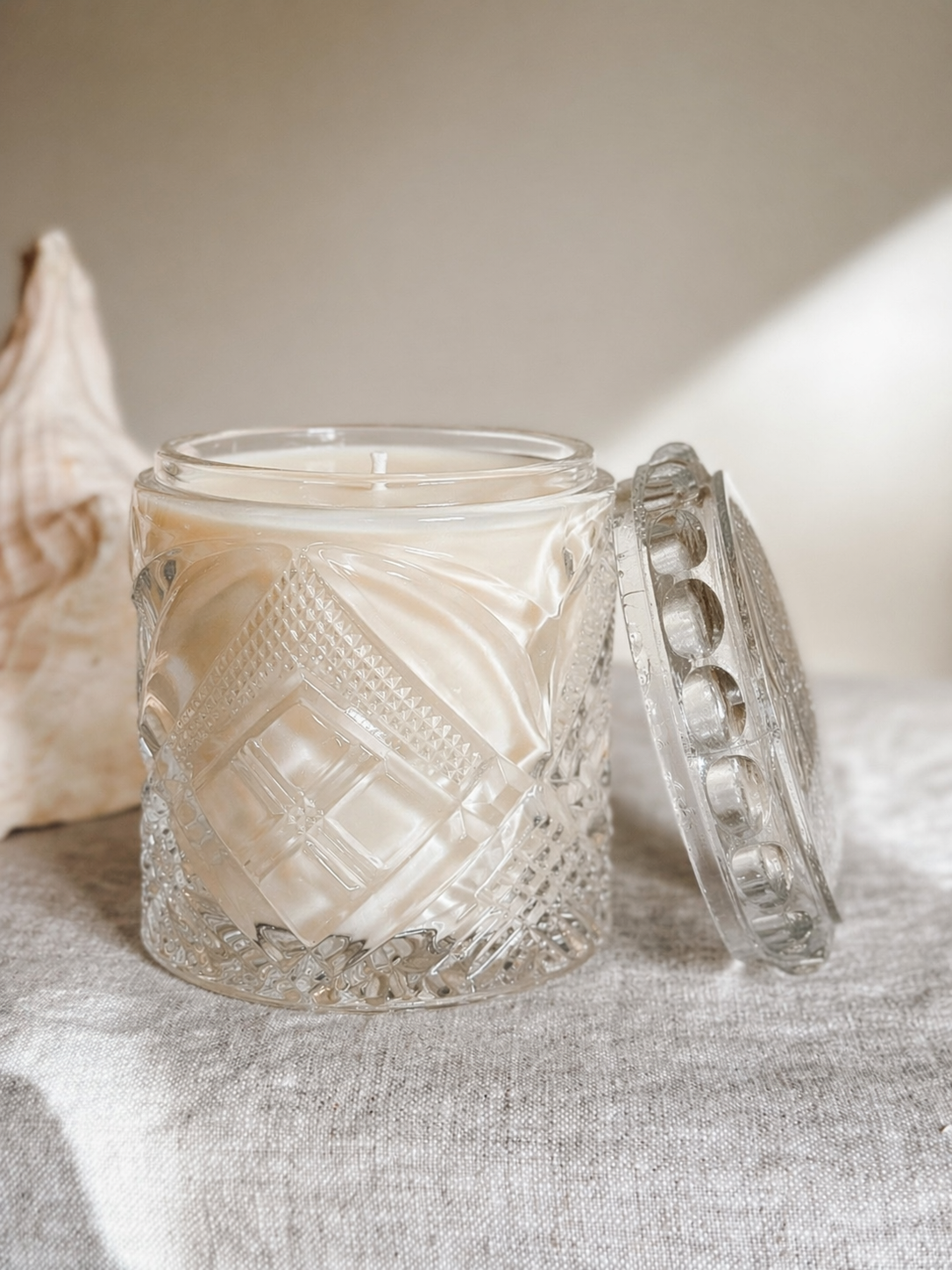 Crystal Lidded Canister (16 oz)