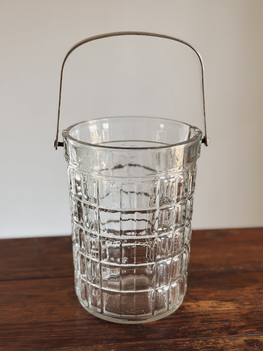 Glass Block Ice Bucket (32 oz)