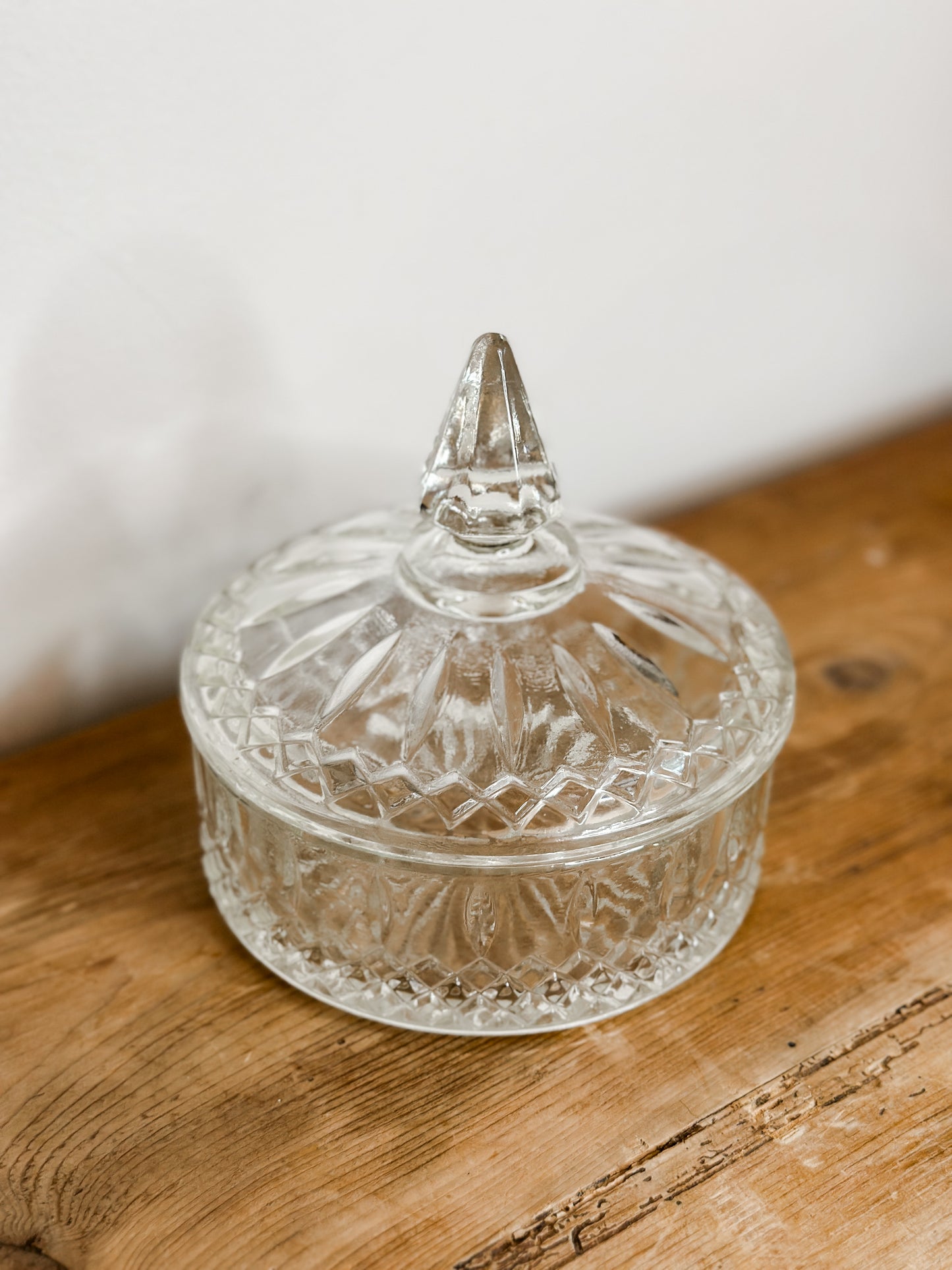 Indiana Lidded Glass Dish