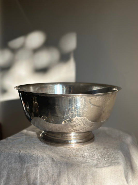 64 oz Silver Plate Bowl, Gorham 10"